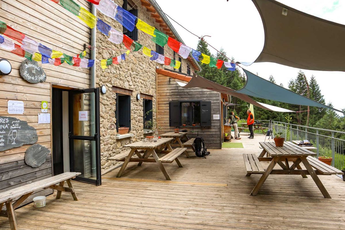 Terrasse du refuge