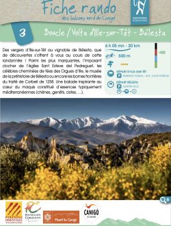 Fiche Rando – Boucle Volta d’Ille – Bélesta