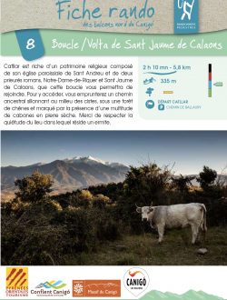 Fiche Rando – Boucle St Jaume de Calaons