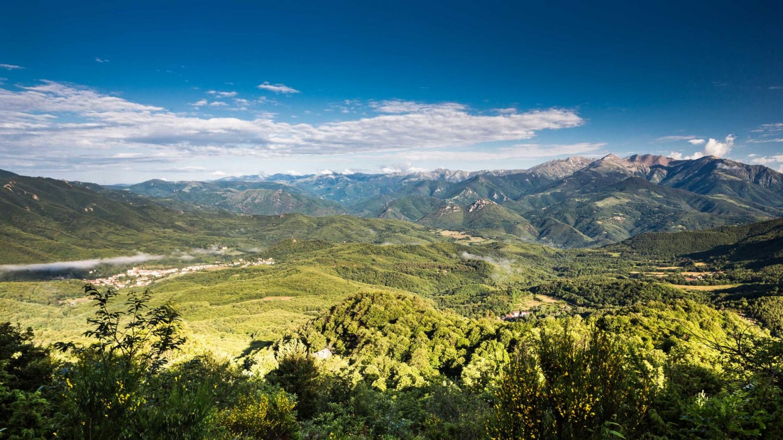 Vue du canigó depuis le Haut-Vallespir