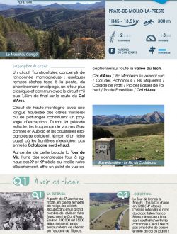 Parcours VTT – BOUCLE DES DEUX CATALOGNES – n°7 bleu