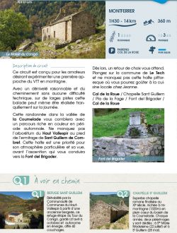 Parcours VTT – LA CHAPELLE SANT GUILLEM – n°8 bleu