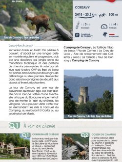 Parcours vtt – RONDE DES ISARDS – n°12 rouge