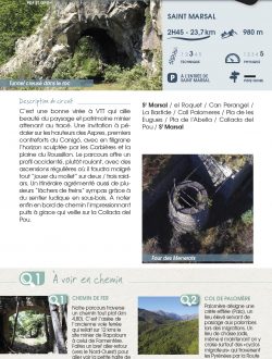 Parcours vtt – LA ROUTE DU FER – n°15 noir