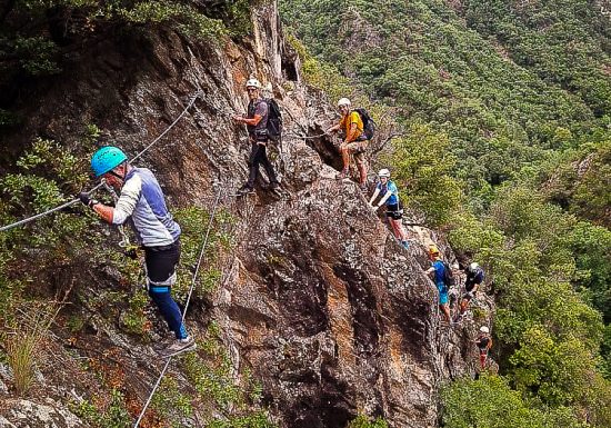 VIA FERRATA DU ROC DE LA CAMPANA