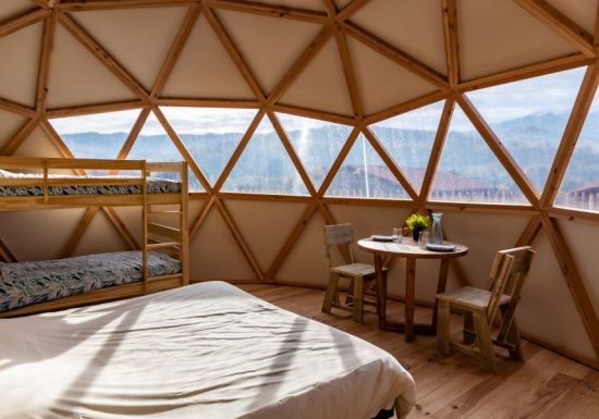 VILLAGE DE GÎTES ALTER ET GO – DÔME GÉODÉSIQUE