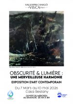 vallespircanigo EXPOSITION D’ART CONTEMPORAIN « OBSCURITÉ ET LUMIÈRE : UNE MERVEILLEUSE HARMONIE »