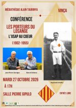 Médiathèque CONFÉRENCE « LES PORTEURS DU LOSANGE, L’USAP AU COEUR (1902-1955) »