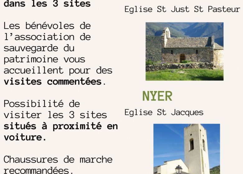 DÉCOUVERT DES ÉDIFICES RELIGIEUX DE NYER-EN