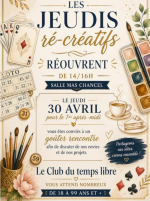 club du temps libre LES JEUDIS RÉ-CRÉATIFS