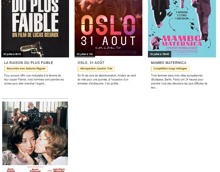 FESTIVAL DES CINÉ RENCONTRES
