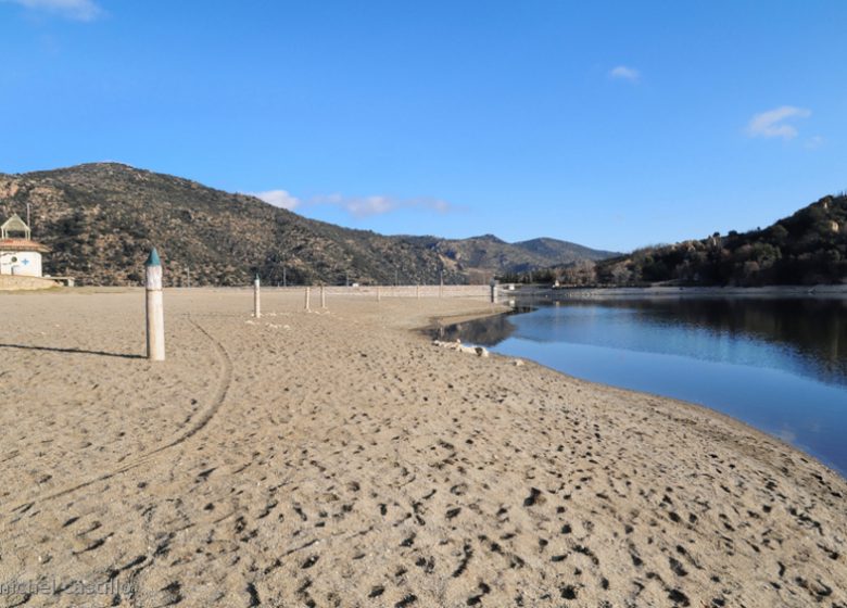 PUBLIC BEACH AT LAC DES ESCOUMES