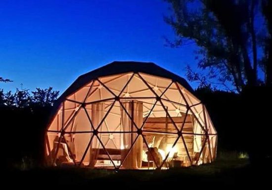 VILLAGE DE GÎTES ALTER ET GO – DÔME GÉODÉSIQUE