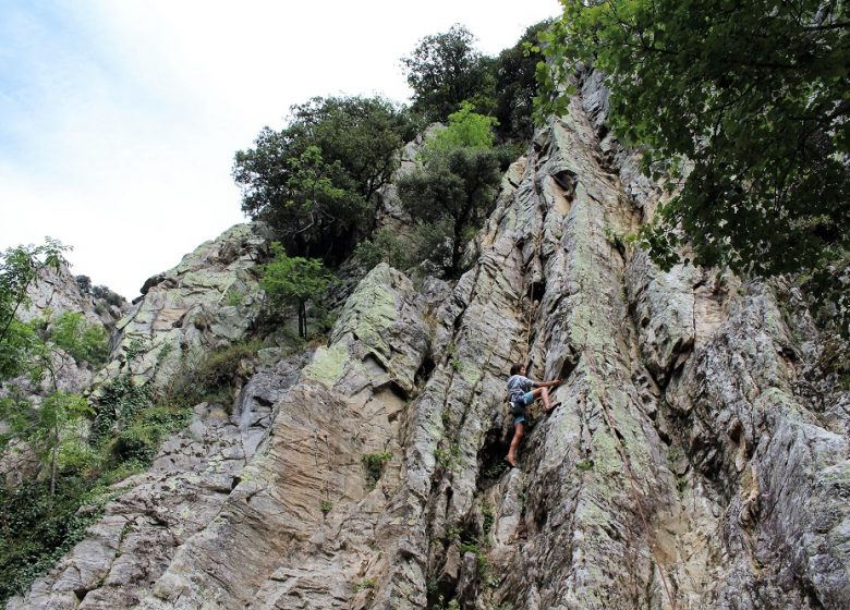 CLIMBING SITE IN THE GORGES DU CADY