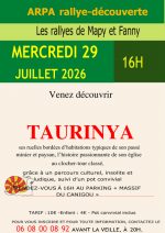 mapy et fanny LES RALLYES DE MAPY ET FANNY: TAURINYA